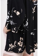 Kimono Dama Sunday 6112 Black/Flower